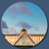 Courtside Market Global Wonders Photography Collection, Museum Of Paris Statement Piece Wood Décor - 3 of 4