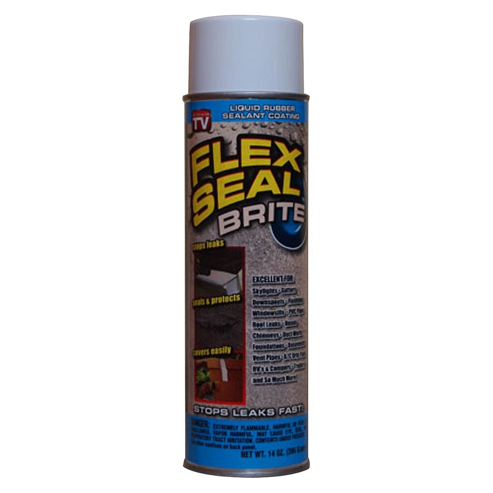 UPC 855647003118 product image for As Seen on TV Flex Seel Brite Aerosol Can 14oz, White | upcitemdb.com