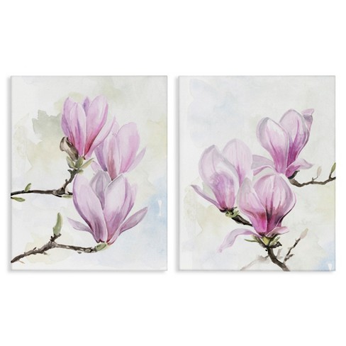 Stupell Industries Pink Magnolia Flower Blossoms, 16" x 20" - image 1 of 4