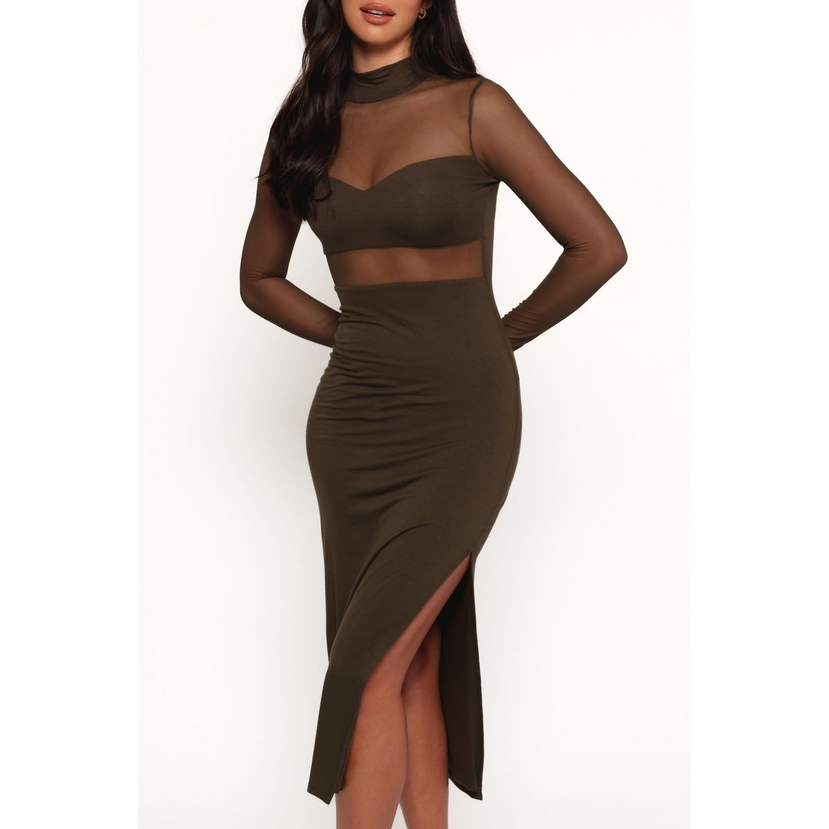 Petal and Pup Farrow Long Sleeve Midi Dress - thumbnail 8