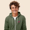 Dalix Donut Embroidered Hoodie Fleece Sweatshirt Zip Front Mens - 4 of 4