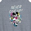Women's - Disney - Never Give Up Graphic Racerback Tank - 2 of 4