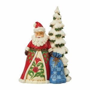 Jim Shore 10.5 Inch Share Santa Spirit Santa Tree Toy Bag Santa Figurines - 1 of 3