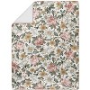 Sweet Jojo Designs Girl Baby Crib Bedding Set - Vintage Floral Pink Green Yellow 5pc - 3 of 4