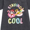 Girls' - Paw Patrol - Staying Cool Graphic Short Sleeve Fleece Dress - 2 of 4