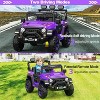 12V Kids Ride-On Truck with Parent Remote Control, Battery-Powered Electric Car for Toddlers, LED & Bluetooth Features, 3 Speeds - 3 of 4