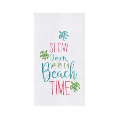 C&F Home Slow Down Brach Time Flour Sack Kitchen Towel