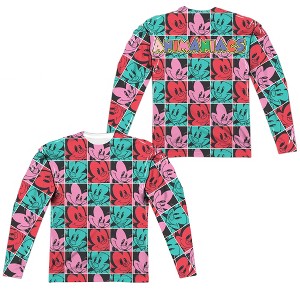 Men's Animaniacs Squares (Front Back Print) Long Sleeve Costume T-Shirt - 1 of 4
