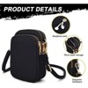 BEAFUP Women's Mini Crossbody Bag - Stylish and Functional Water-Resistant Phone Pouch, Adjustable Shoulder Strap,Multiple Compartments - 4 of 4