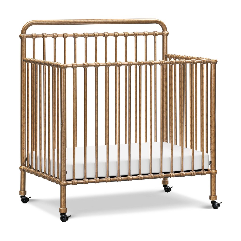 Photos - Kids Furniture Namesake Winston 4-in-1 Convertible Mini Crib - Vintage Gold