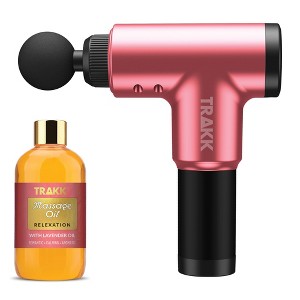 TRAKK Hand- Held Massager Infused with Relaxing Oils for Unparalleled Stress Relief and Deep Muscle Relaxation - 1 of 2