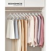 SONGMICS 20/30/50 Packs Velvet Skirt Pants Hangers Velvet Hangers with Adjustable Clips Non Slip Space Saving Clothes Hangers - 3 of 4