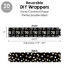 Big Dot of Happiness Adult 70th Birthday - Gold - Birthday Party Favors and Cupcake Kit - Fabulous Favor Party Pack - 100 Pieces - 3 of 4
