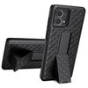 Nakedcellphone Slim Case with Stand and Belt Clip Holster for Motorola Moto G Stylus 5G (2023) - Black - 4 of 4