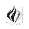 Vickerman Candy Glitter Swirl Diamond Ornament - 2 of 2