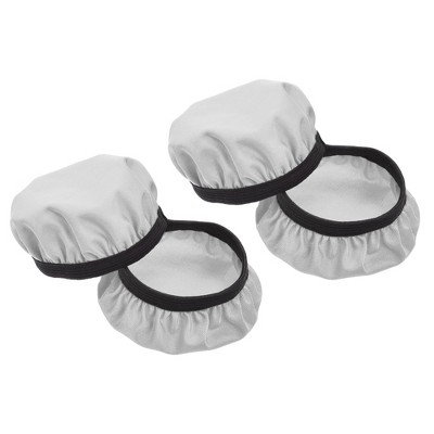 Unique Bargains Reusable Flexible Elastic Fabric Washable Headphone Covers 2 Pairs