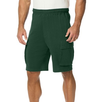 KingSize Men's Big & Tall French Terry Cargo Shorts