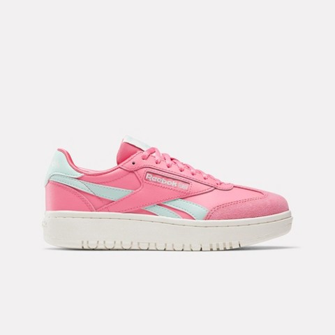 Обувь Reebok Campio XT Double Shoes (Big Kids) Size 7 Passion Pink/Glitch Aqua/Chalk