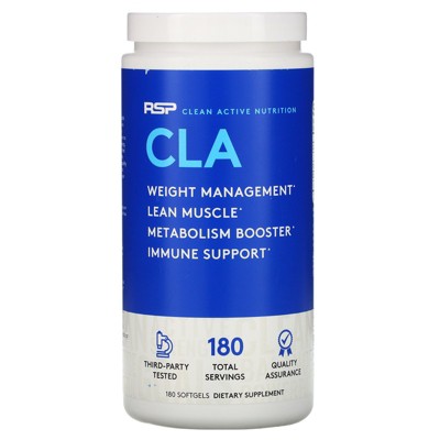 RSP Nutrition CLA, Weight Management, 180 Softgels, Dietary Supplements