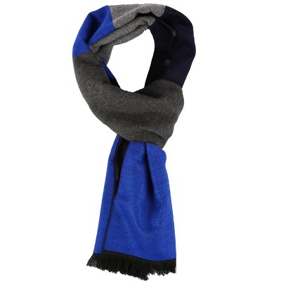 Unique Bargains Men's Fashionable Rectangle Long Knitted Warm Winter Soft Scarves Wrap Shawl
