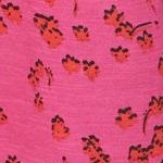 tropical raspberry floral