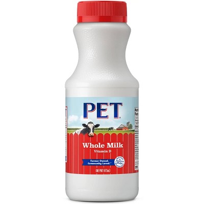 PET Dairy Whole Milk - 1pt