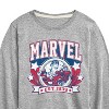 Boys' - Marvel - Collegiate Americana Long Sleeve Graphic T-Shirt - 2 of 4