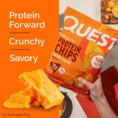Quest Nutrition Tortilla Style Protein Chips - Nacho, 5 of 18