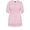 Women's Plus Size Belle Dress - lavender | CITY CHIC - 4 of 4