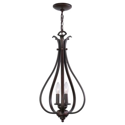 Vaxcel Monrovia 3 - Light Pendant in  Royal Bronze