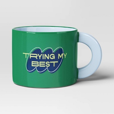 19 fl oz I'm Trying My Best Mug - Room Essentials™