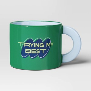 19 fl oz I'm Trying My Best Mug - Room Essentials™ - 1 of 3