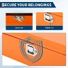 Heavy Duty Steel Truck Bed Tool Box with Lock, Waterproof Metal Toolbox for Truck, Pickup, RV & Trailer - 4 of 4