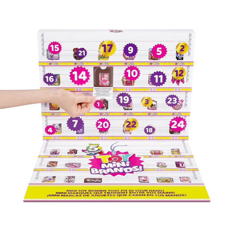 Toy Mini Brands Limited Edition Advent Calendar with 4 Exclusive Minis, 5 of 6