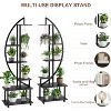 6 Tier 69.2" Tall Plant Stand Shelf with Drawers, Indoor Metal Plant Stands for Multiple Plants - 4 of 4