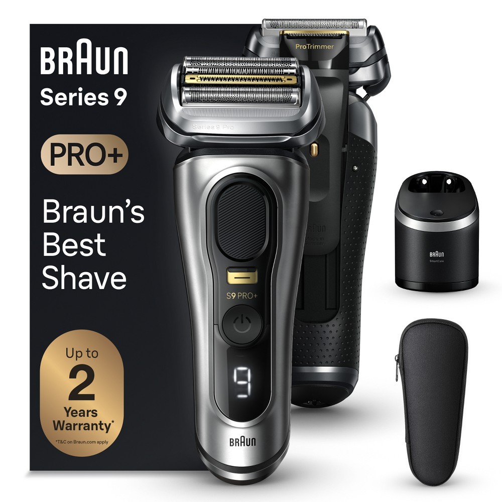 Photos - Hair Removal Cream / Wax Braun Series 9-9567cc Rechargeable Wet & Dry Shaver + SmartCare Center 
