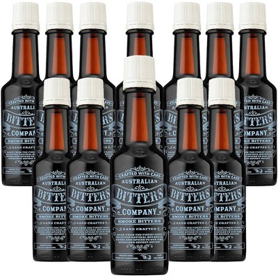 Australian Bitters Company Smoke Bitters 12 Pack: Elevate Your Cocktails with 4oz Bottles Perfect for Classic Mixed Drinks