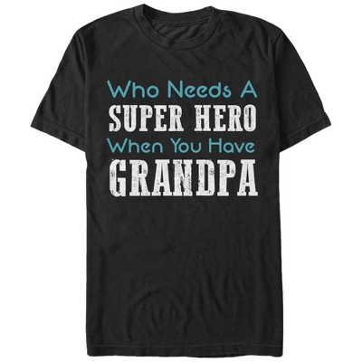Men's Lost Gods Superhero Grandpa T-Shirt