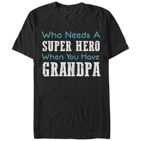 Men's Lost Gods Superhero Grandpa T-shirt : Target