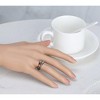 Ginny Cat Wrap Ring for Women Black Over Sterling Silver Ginger Lyne Collection - 4 of 4