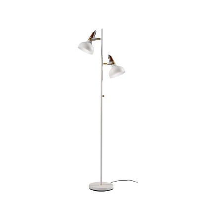 65" Brunswick Collection Floor Lamp White - Adesso