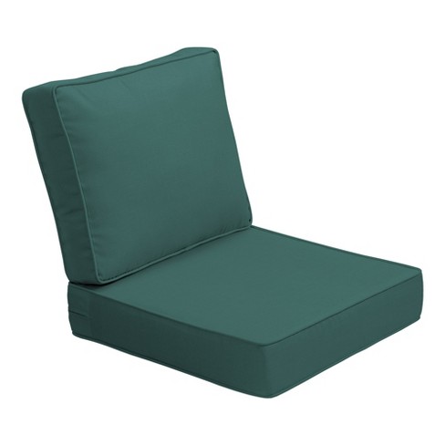 Arden Selections Profoam Performance Outdoor Deep Seating Cushion Set 24 X 24 Peacock Blue Green Texture Target