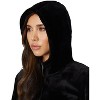 32 Degrees Women's Luxe Fur Hooded Full Zip Sweater with Hidden Zippered Side Pockets - 3 of 4