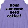 Girls' - Instant Message - Does Someone Need Coffee Graphic Sleeveless Aline Dress - 2 of 4