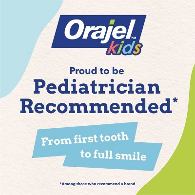 Orajel Kids Gabby's Dollhouse Fluoride Gel Toothpaste - Fruity Bubble - 4.2oz
