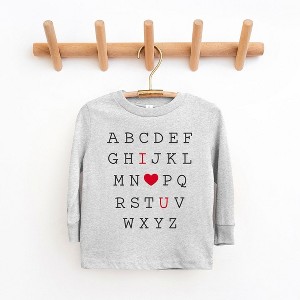 The Juniper Shop Alphabet I Love You Youth Long Sleeve Tee - 1 of 3