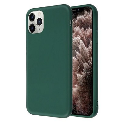 For Apple Iphone 11 Pro Max Case By Mybat Liquid Silicone Rubber Hard Snap In Compatible With Apple Iphone 11 Pro Max Green Target