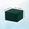 Unique Bargains Elastic Living Room Bedroom Square Foot Stool Cover - 2 of 4