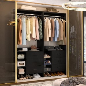 Besiost 30'' Closet Organizer with Wooden Drawers - 1 of 3