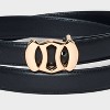 Women's Plaque Belt - A New Day™ Black - 3 of 3